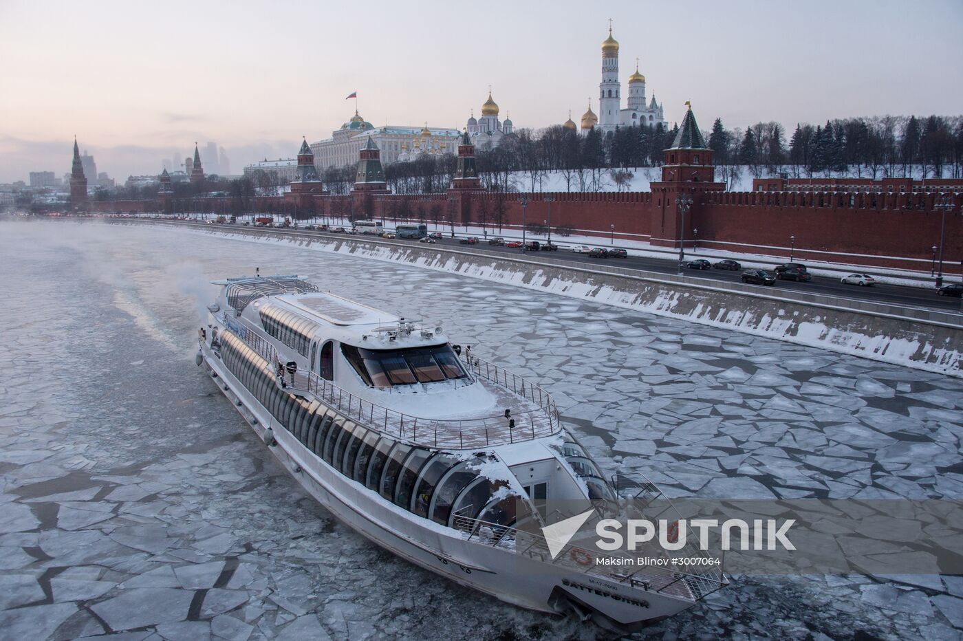 Abnormally cold weather in Moscow