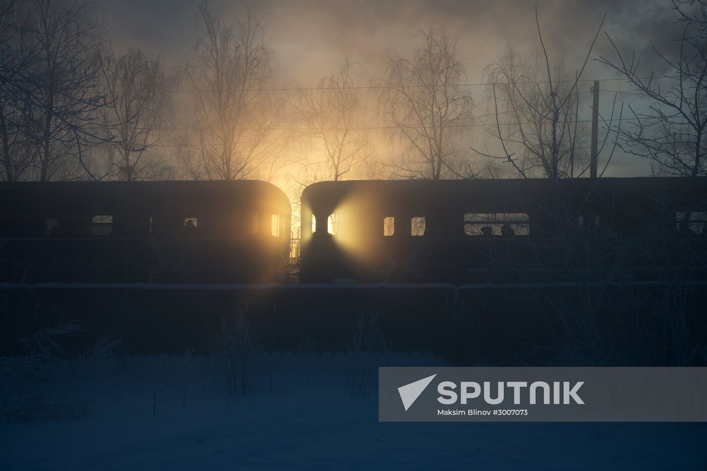 Abnormally cold weather in Moscow