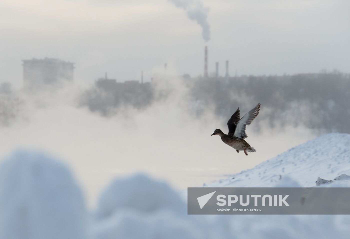 Abnormally cold weather in Moscow