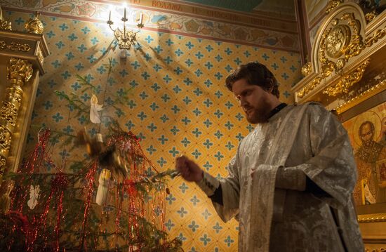 Christmas celebrations across Russia
