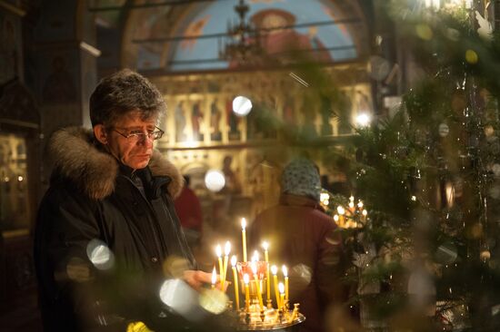 Christmas celebrations across Russia