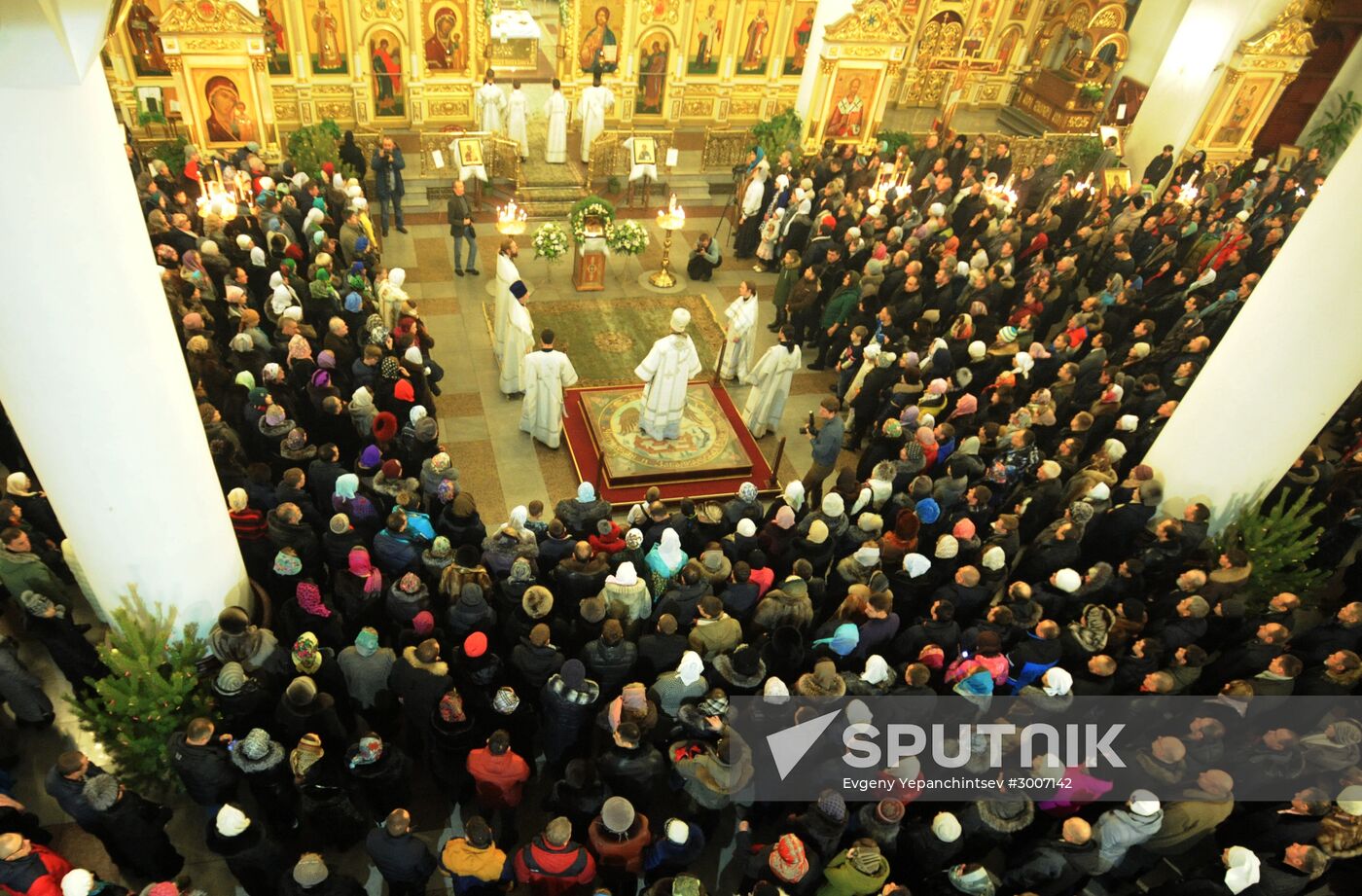 Christmas celebrations across Russia