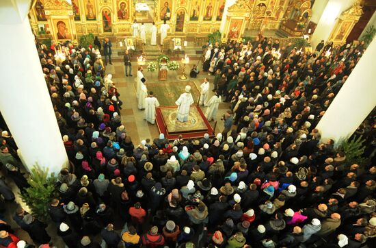 Christmas celebrations across Russia