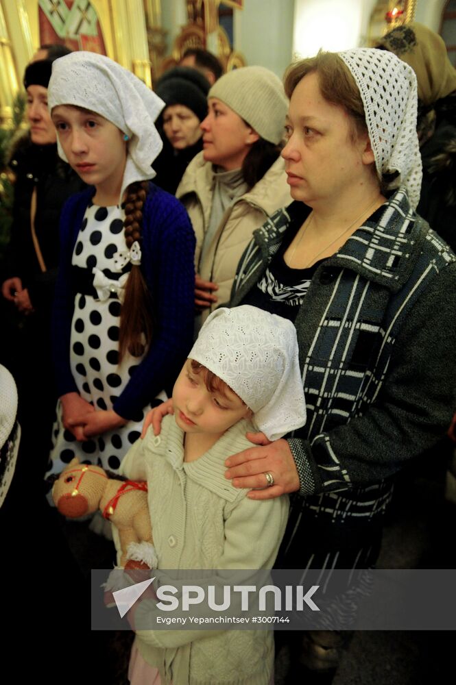 Christmas celebrations across Russia