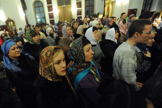 Christmas celebrations across Russia