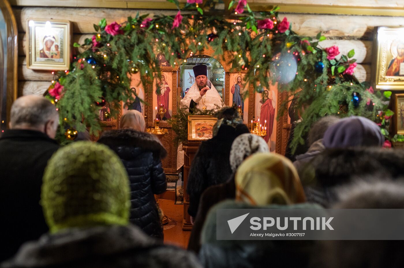 Christmas celebrations across Russia