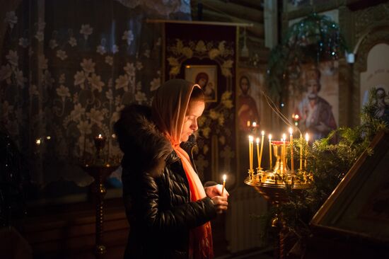 Christmas celebrations across Russia