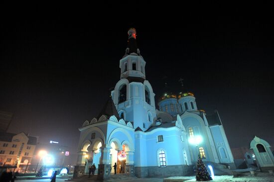 Christmas celebrations across Russia