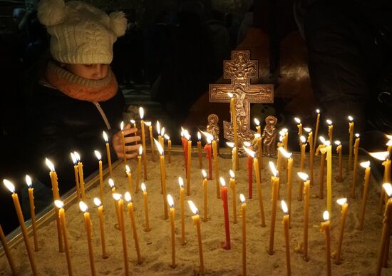 Christmas celebrations across Russia