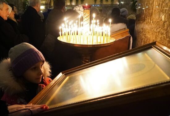 Christmas celebrations across Russia