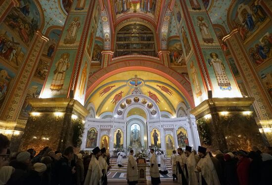 Christmas celebrations across Russia