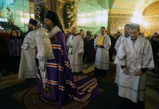 Christmas celebrations across Russia
