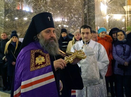 Christmas celebrations across Russia