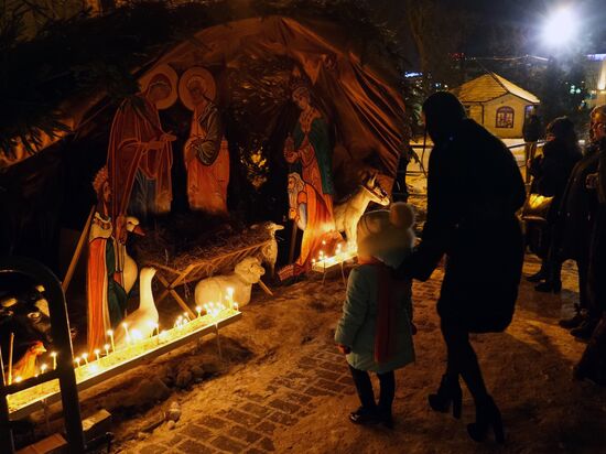 Christmas celebrations across Russia