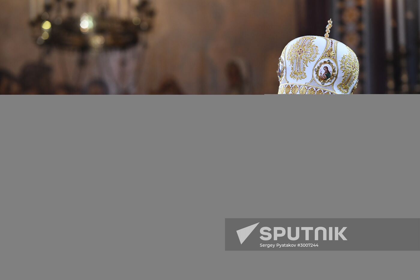 Christmas service at Cathedral of Christ the Savior