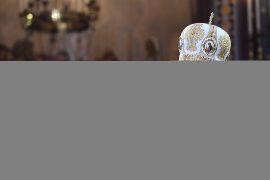 Christmas service at Cathedral of Christ the Savior