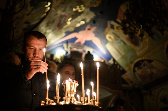Christmas celebrations across Russia