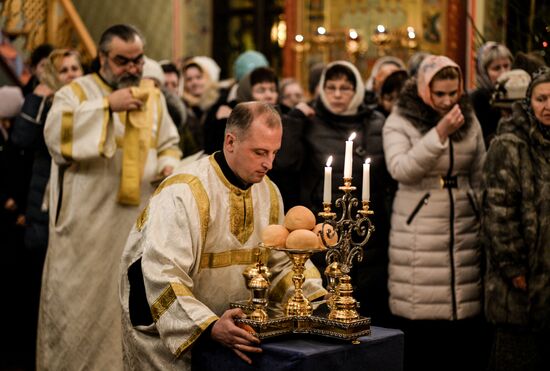 Christmas celebrations across Russia