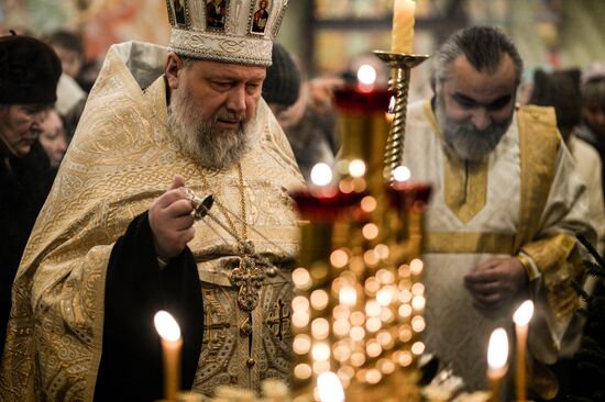 Christmas celebrations across Russia