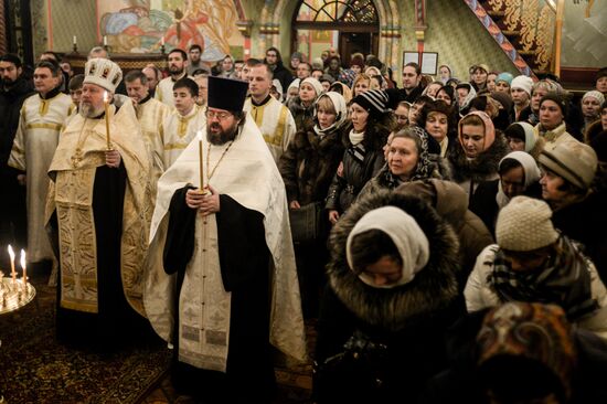 Christmas celebrations across Russia