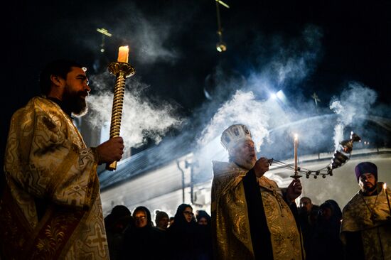 Christmas celebrations across Russia