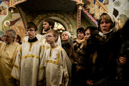 Christmas celebrations across Russia