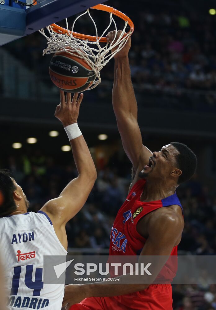 Euroleague Basketball. Real Madrid vs. CSKA