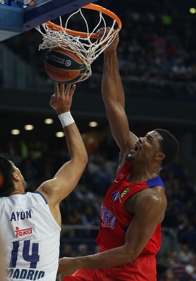 Euroleague Basketball. Real Madrid vs. CSKA