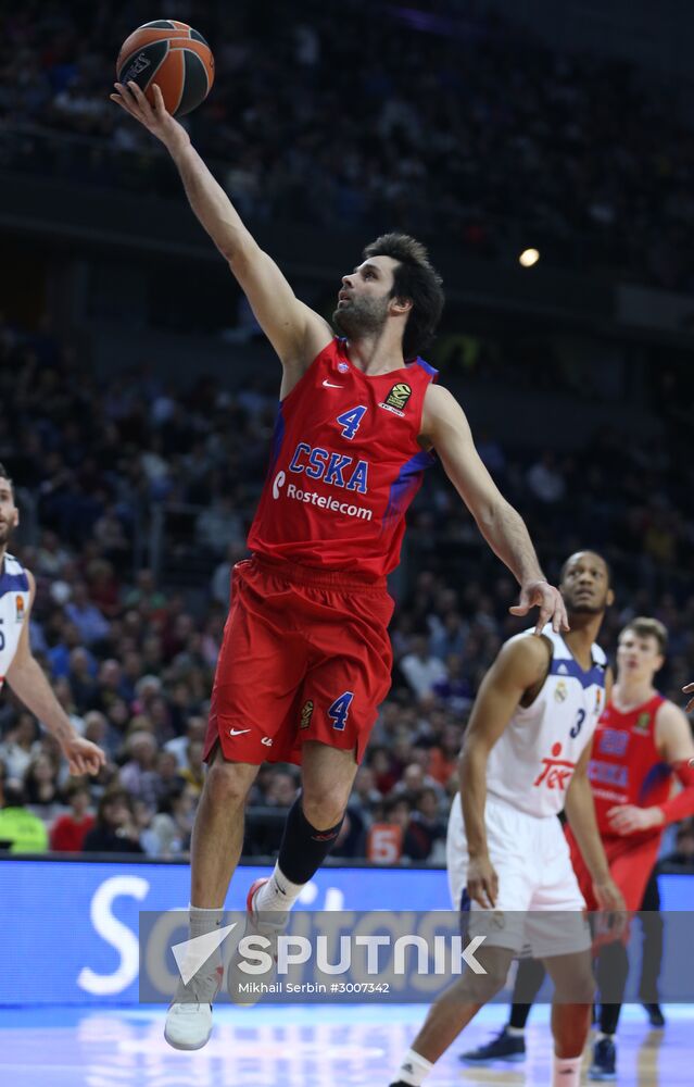 Euroleague Basketball. Real Madrid vs. CSKA