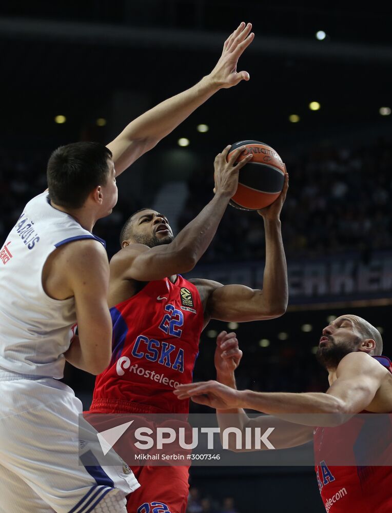 Euroleague Basketball. Real Madrid vs. CSKA