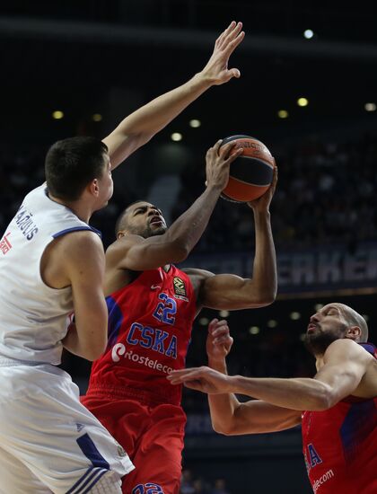 Euroleague Basketball. Real Madrid vs. CSKA