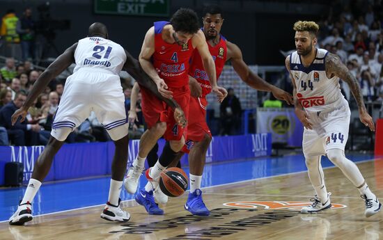 Euroleague Basketball. Real Madrid vs. CSKA