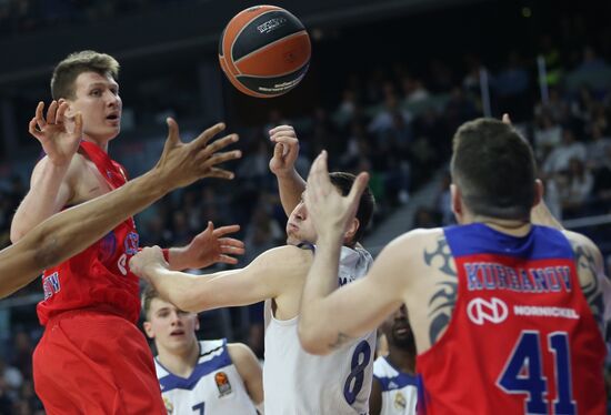 Euroleague Basketball. Real Madrid vs. CSKA