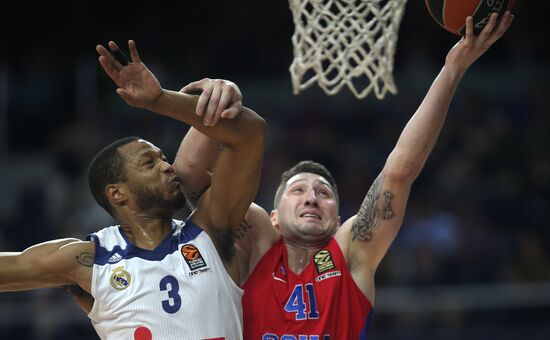 Euroleague Basketball. Real Madrid vs. CSKA