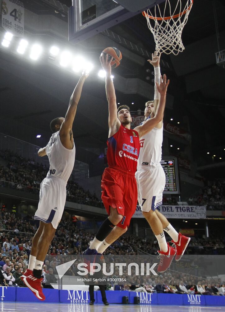 Euroleague Basketball. Real Madrid vs. CSKA