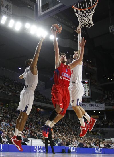 Euroleague Basketball. Real Madrid vs. CSKA