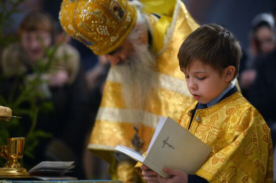 Christmas celebrations across Russia