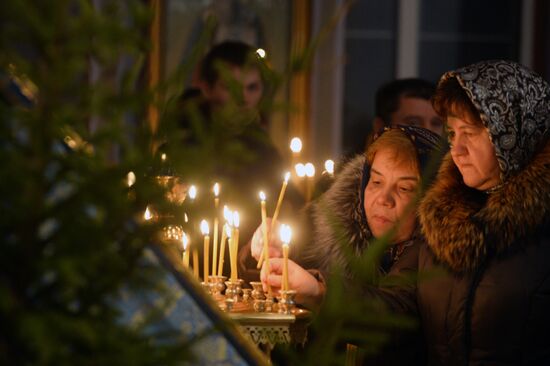 Christmas celebrations across Russia