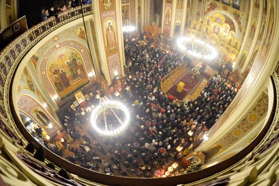 Christmas celebrations across Russia