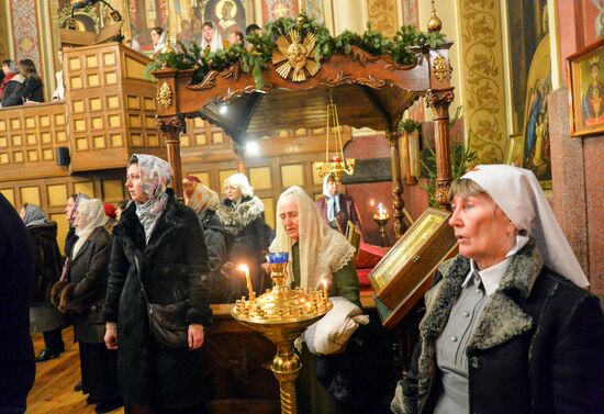 Christmas celebrations across Russia