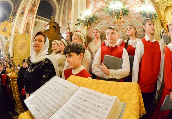 Christmas celebrations across Russia