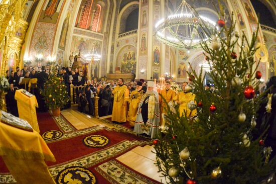 Christmas celebrations across Russia