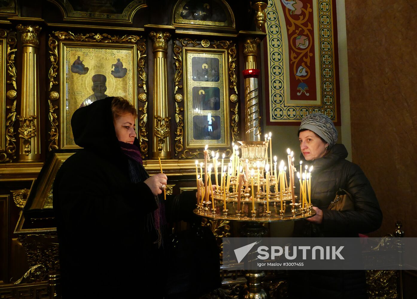 Christmas celebrations in Donetsk