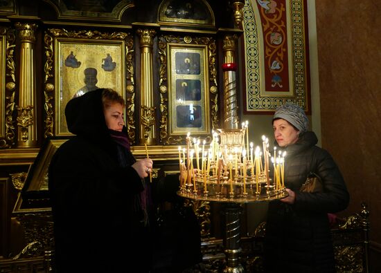 Christmas celebrations in Donetsk