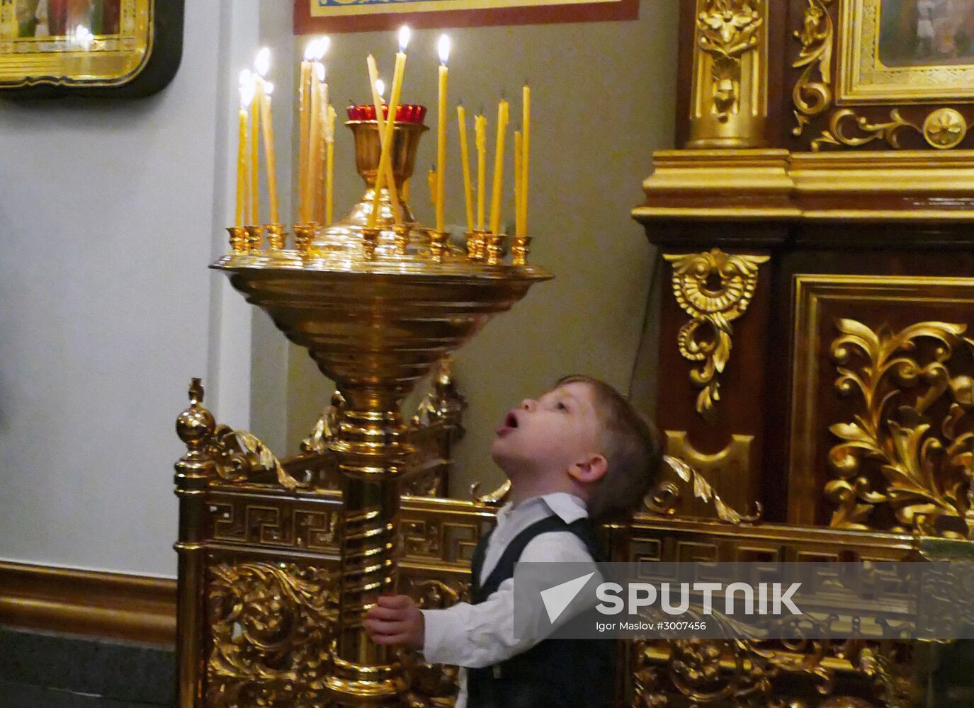 Christmas celebrations in Donetsk