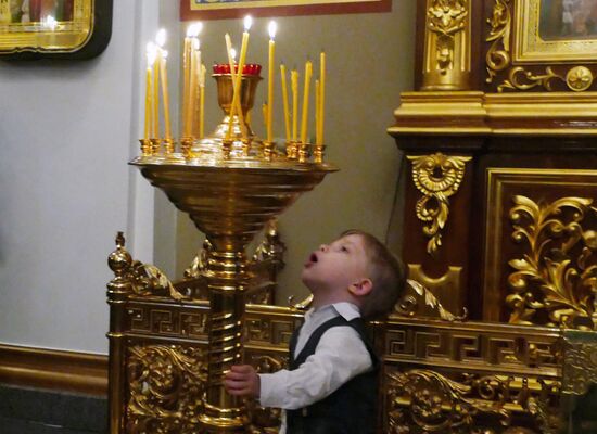 Christmas celebrations in Donetsk