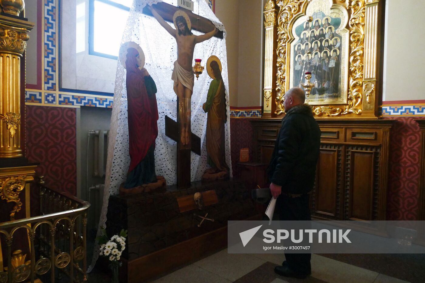 Christmas celebrations in Donetsk