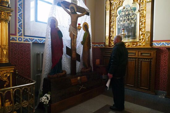 Christmas celebrations in Donetsk