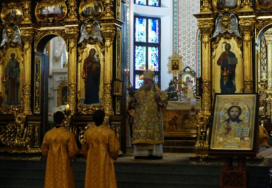 Christmas celebrations in Donetsk