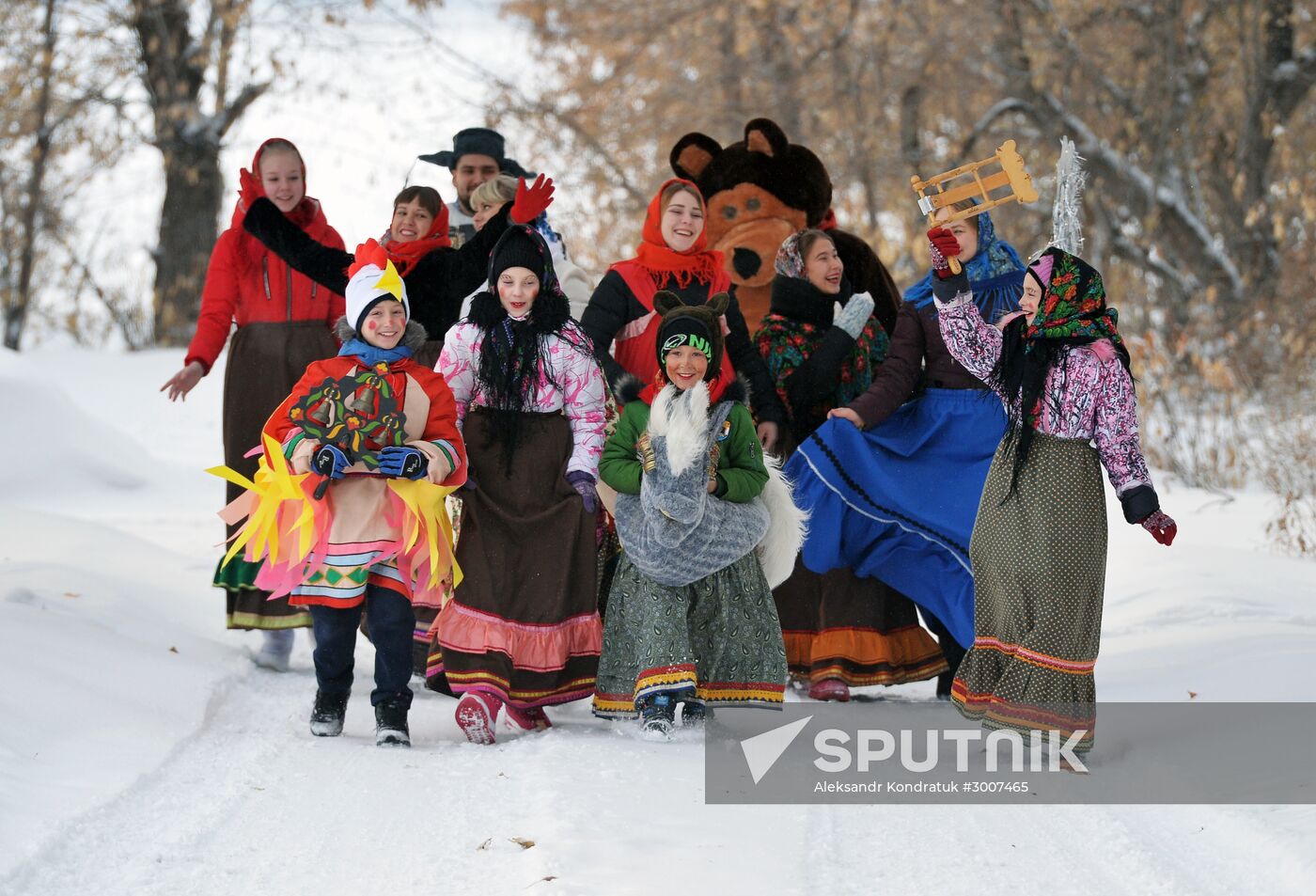 Christmas fortune telling and carol singing in Chelyabinsk Region